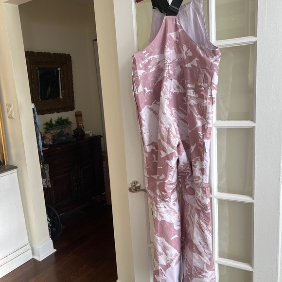 North face woman’s size snow pants bib large freedom bib regular ski overall. - Picture 13 of 13